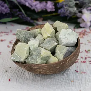 Down To Earth Serpentine Raw Stones 1.5"-2" for Crystal Healing & Chakra Cleansing Earth Element Energy Boost