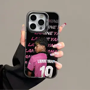 Lamine Yamal IPhone 16 17 Promax Phone Case Anti Drop Protective Case Suitable For iphone 15 14 13 SAMSUNG S25 24 23 22 ULTRA Acrylic Football Phone Case