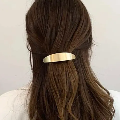Women's Elegant Metal Prom Mom Hair Clip Original, Minimalist Headwear Suitable for Thick Hair, Fashion Hair Accessories for Party, Daily Decor Clip Design, Hair Clips for Thick Hair, Decorative Hair Clips