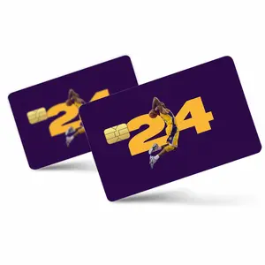 Kobe Bryant 24 Credit Card Skin, Mamba Mentality Vinyl Sticker for Bank Cards