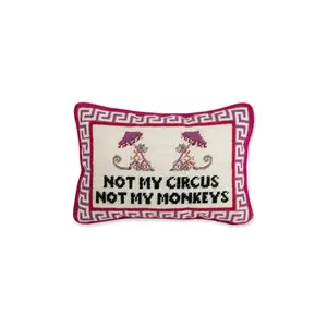 Not My Circus NeedlePoint Pillow