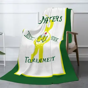 Golf Blanket Soft Flannel Blanket, Fun Gift for Golf Lovers, Suitable for Bed Sofa Bedroom Living Room Office Car Camping Decoration Air Conditioner Cover Blanket