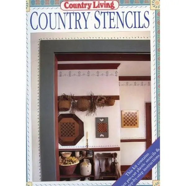 USED-Country Living Country Stencils/Kit Contains Ten Pre-Cut Plastic Stencils & Step-By-Step Instructions by Candie Frankel (Hardcover)