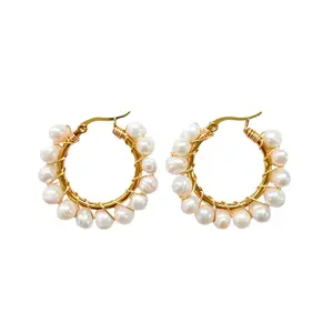 Freshwater Pearl Earrings Waterproof