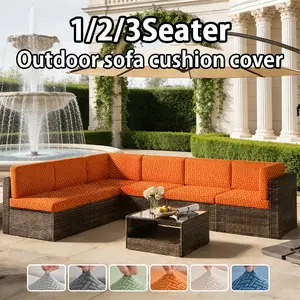 Pet-Friendly Fleece Sofa Cover, Elastic Modular Design, Anti-Slip Couch Protector, Fits 1-3 Person Outdoor Sofas