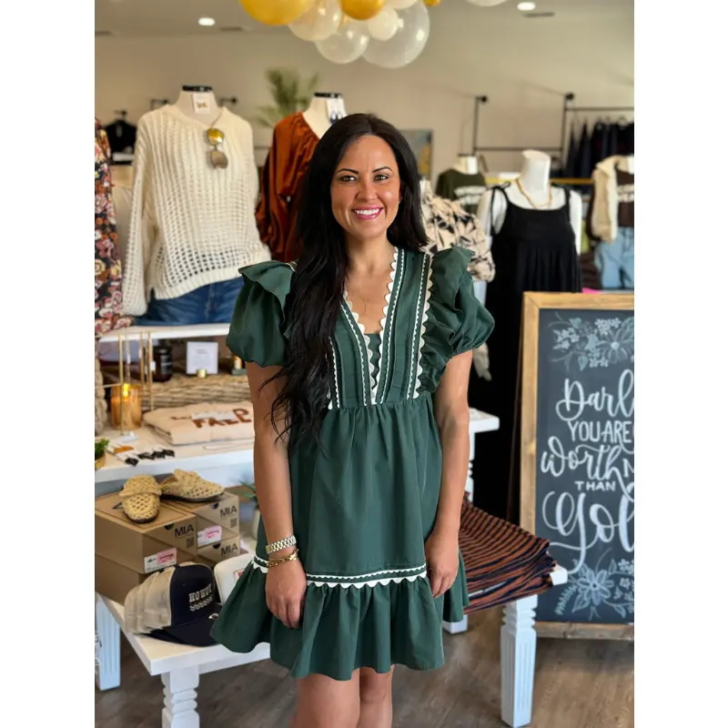 Maggie Embroidered Dress