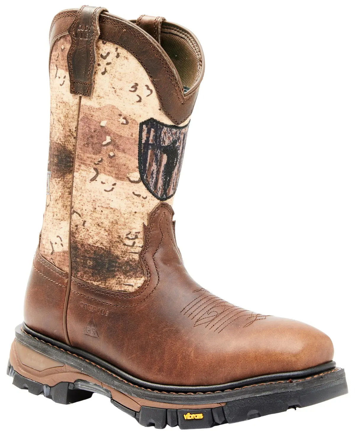 Cody James Men's Men'S 11" Camo Flag Decimator Work Boot Composite Toe - Bcjc0spw131