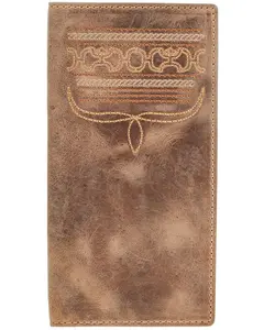 Hooey Men's Boot Stitch Rodeo Wallet - Hw036-Br