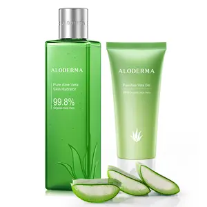 Aloderma Aloe Vera Gel Set - 2 Pieces - Skin Hydrator, 114g Aloe Vera Gel