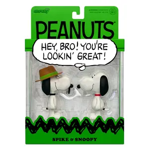 Super7 Peanuts ReAction Figures - Snoopy & Spike (2-Pack)