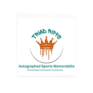 PYD Signed Football Helmet Mini Box Plus Trading Cards Autographed Memorabilia