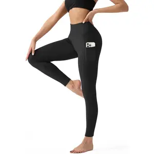 High Waisted Leggings for Women - Tummy Control Yoga Pants for Workout Running Athletic Women's Leggings Plus Size