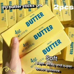 Butter Soft Plush Toy, Cream Stick Shape, Scented with Butter Fragrance, Perfect for Play and Stress Relief, Ideal Gift for Various Occasions, Stress Relief Tools