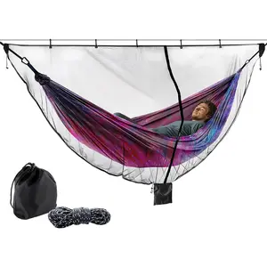 XL Hammock Net – 12ft Net for Hammocks, Lightweight Portable Hammock Netting, Fast and Easy Set Up, Fits All Camping Hammocks