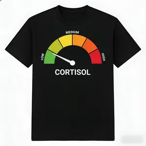Low Cortisol Level Unisex Funny Stress Humor Graphic T-Shirt,Funny T Shirt,Graphic T Shirts,Good Graphic Tees,Funny Graphic Tee,Trendy T-Shirts,Graphic Tees,T Shirts For Men,Men's T Shirts,T Shirts For Women,Women's T Shirts,Vintage Graphic Tees,Cute