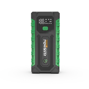 Battery Jump Starter  Peak Car Battery Charger with Power Management IC Power Indicator Built-in LCD Display Automotive Batter