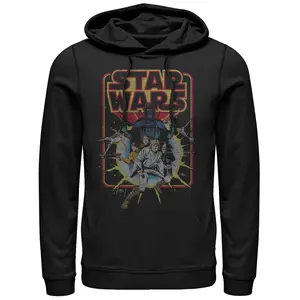 Men's Star Wars Retro Explosion Pull Over Hoodie