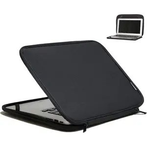 Laptop Sleeve 11.6-Inch Case Foldable Slim Chromebook Cover Protective Bag - Black