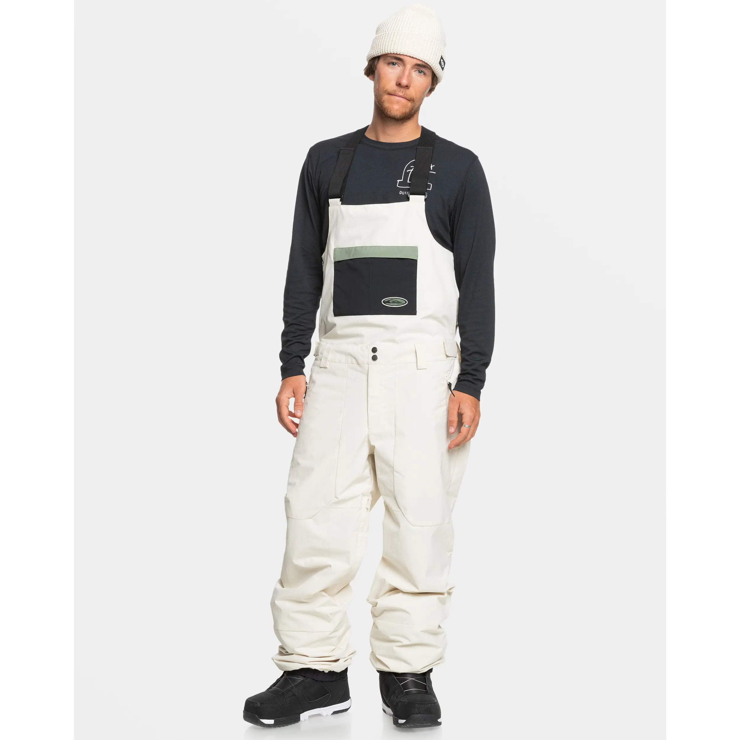 Quiksilver | Fly High Bib Snow Pants | Men's Breathable Lightweight | Hiking Quiksilver | Fly High Bib Snow Pants | Men's Breathable Lightweight | Hiking