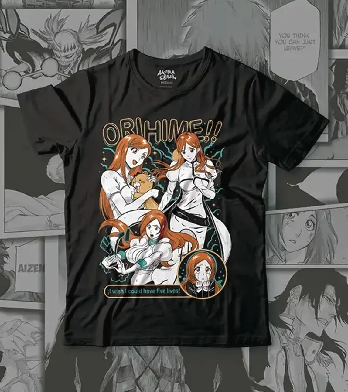 POLO ANIME BLEACH – ORIHIME cotton shirt DE8