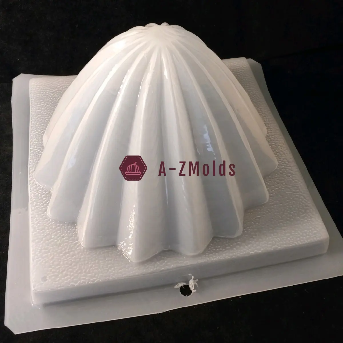 Pointy Skirt Mold , jello, chocolate, plaster, etc