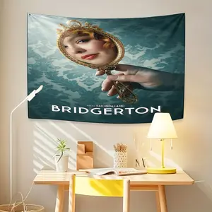 Bridgerton design Tapestry, Exquisite Patterns, Soft Fabrics, Perfect for Sofa or Bed Decoration, Comfortable Home Decoration, Bohemian Home Decoration
