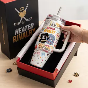 Team Hollanov 40oz Version 2 Tumbler, Hollander Rozanov Hockey Tumbler, Hockey Romance Tumbler LGBT, Hockey Fan Gift Tumbler