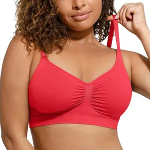 FeelinGirl #Livestream Women's Wireless Comfort Bralettes No Underwire Unlined Seamless Casual Bra Everyday Womenswear Comfortable