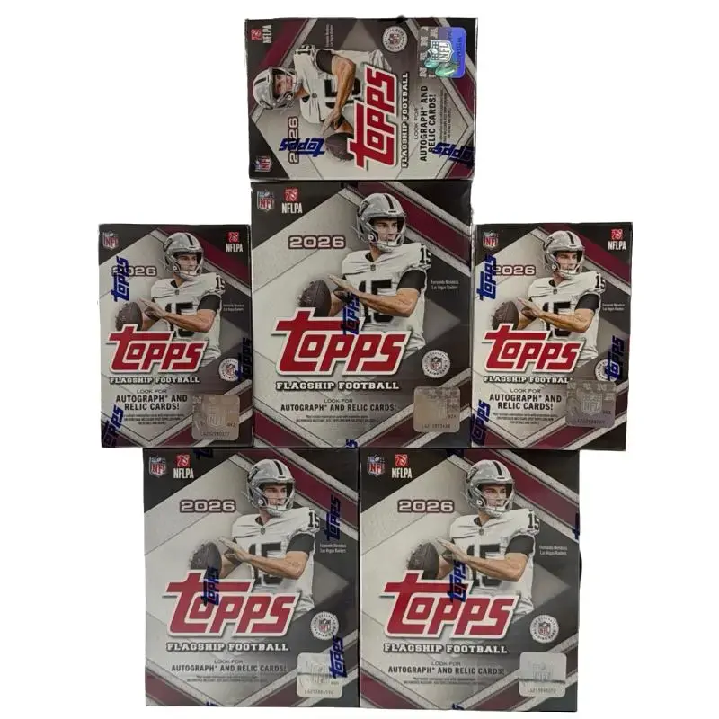 Break #1075 NFL Pick Your Team: (3) Topps Flagship '26 Mega Boxes, (3) Topps Flagship '26 Blaster Boxes