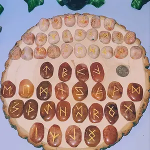 Assorted Elder Futhark Crystal Rune Sets
