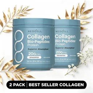 NeoCell Collagen Bio-Peptides Powder 20oz, Grass-Fed Collagen Protein Supplement with 18 Essential Amino Acids Colagen Optimum