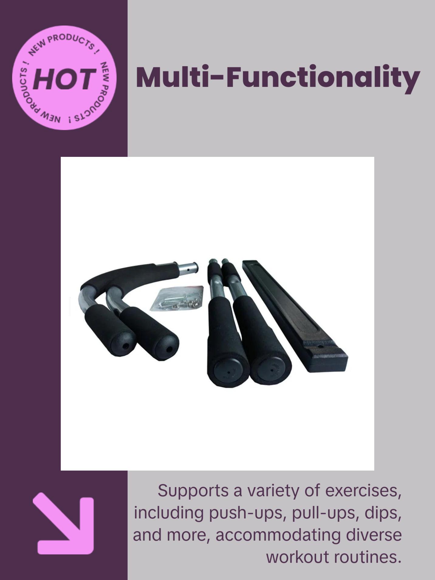 Multi Use Training Bar for Dominated Iron Rods Horizontal Bars Parallel Bars Calisthenics Straw Bag Abs Fitness Equipment Chin-Up Pull Wall