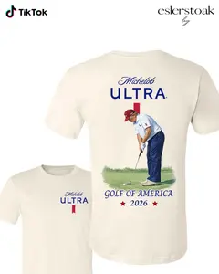 Trump Golf 2026 Michelo.b Ultra Shirt For Men - For Women, Make Golf Great Again Sweatshirt, Golf Lover Gift Hoodie, Casual Cotton Top