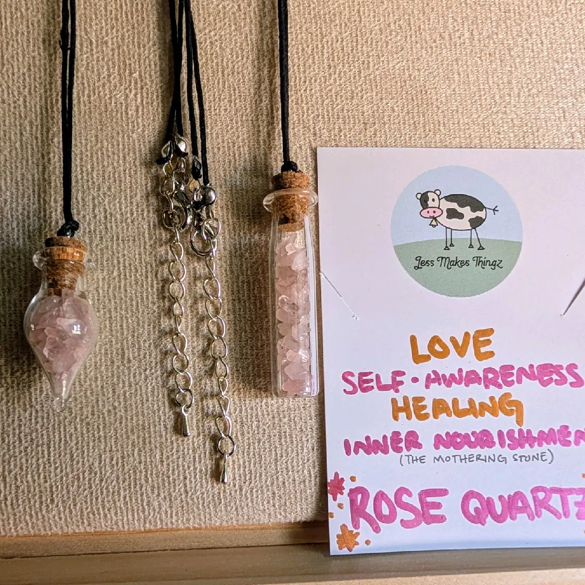 JessMakesThingz Bottled Vibez Necklace - Fashion Accessory