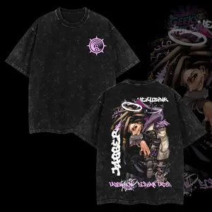 GeeksRule4U Retro Vintage Limited Edition Jabber Gachiakuta Anime T-Shirt 100% Premium Cotton Relaxed Fit S-5XL Oversized Washed 230gsm