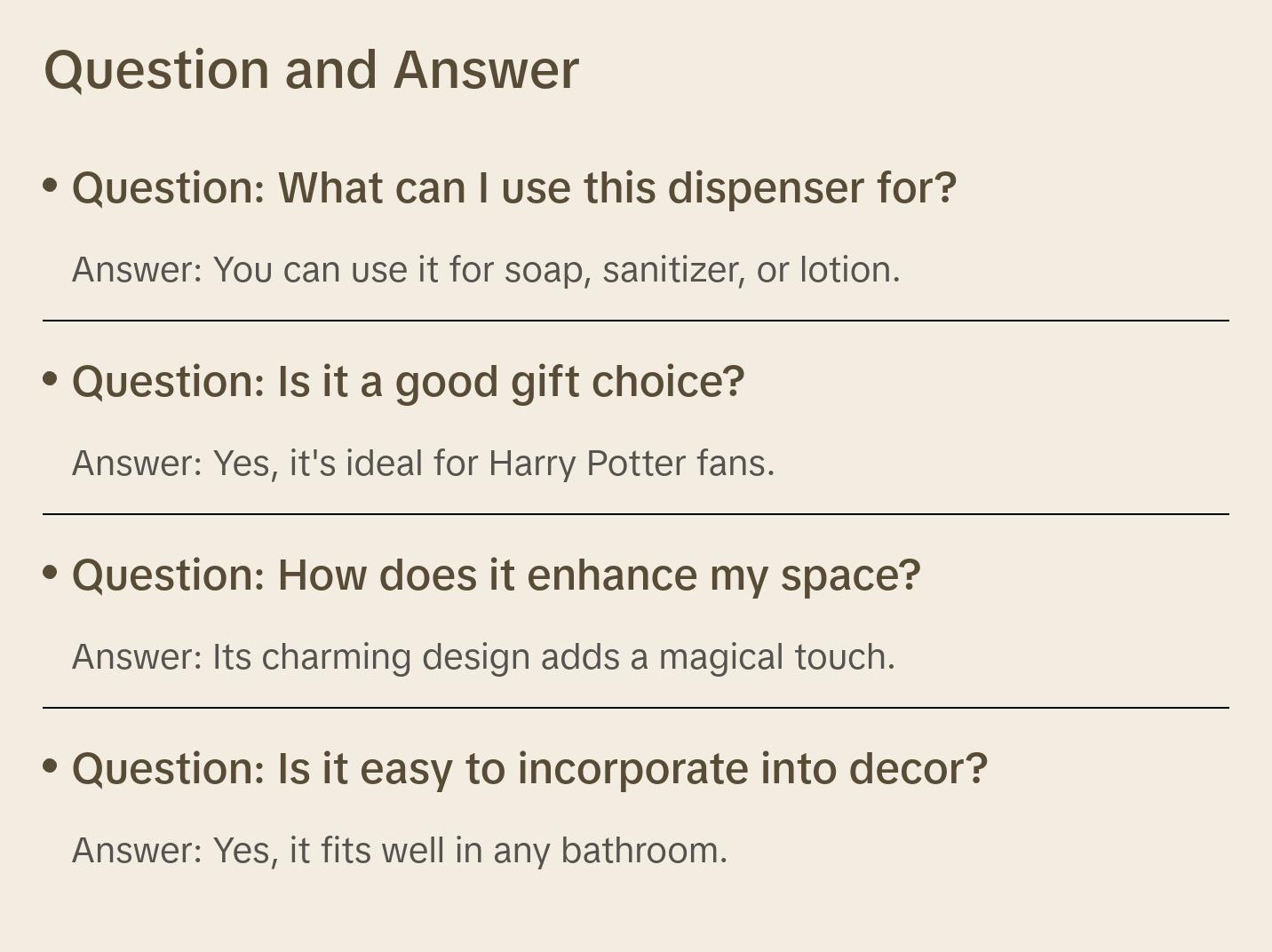 Jay Franco Harry Potter Gold Hogwarts Crest Resin Soap Dispenser Lotion Pump