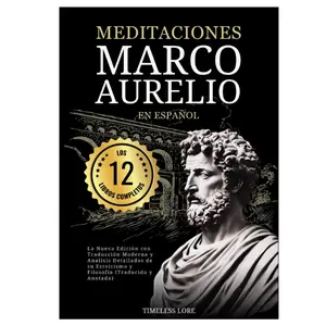 Meditaciones Marco Aurelio en Español Los 12 Libros Completos La Nueva Edición con Traducción Moderna y Analisis Detallados de su Estoicismo y Filosofía (Traducida y Anotada) (Spanish Edition) Paperback – December 3, 2024