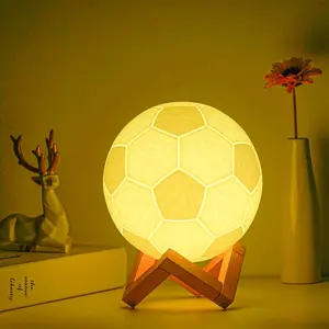 Soccer Night Light, Soccer Lamp Light for Kids Room with Remote Control 16 Colors Changing Sport Fan Room Decoration Gifts for Boys,Girls,Soccer Lover atmosphere lamp