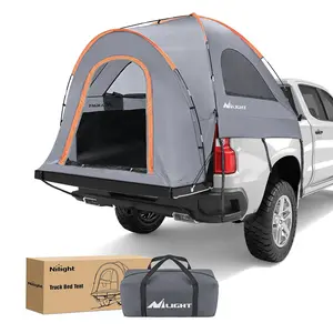 Nilight Truck Bed Tent 5.2-5.8 FT Pickup Tents with Rainfly Waterproof PU2000mm Double Layer Tent for Truck 2-Person Portable Full Size Short Tailgate Bed Tent for Camping Outdoor Travel, Orange Grey Autos Carbon Rearview Mirror