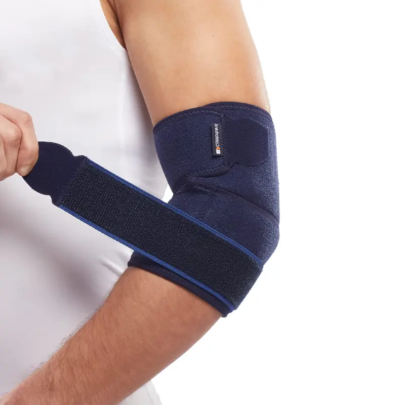 ​ Comforband Adjustable Elbow Brace – Targeted Support for Tennis Elbow, Golfer's Elbow, Tendonitis, Arthritis, Bursitis, Sprains, and Strains – One-Size-Fits-Most Compression Sleeve for Pain Relief and Injury Recovery