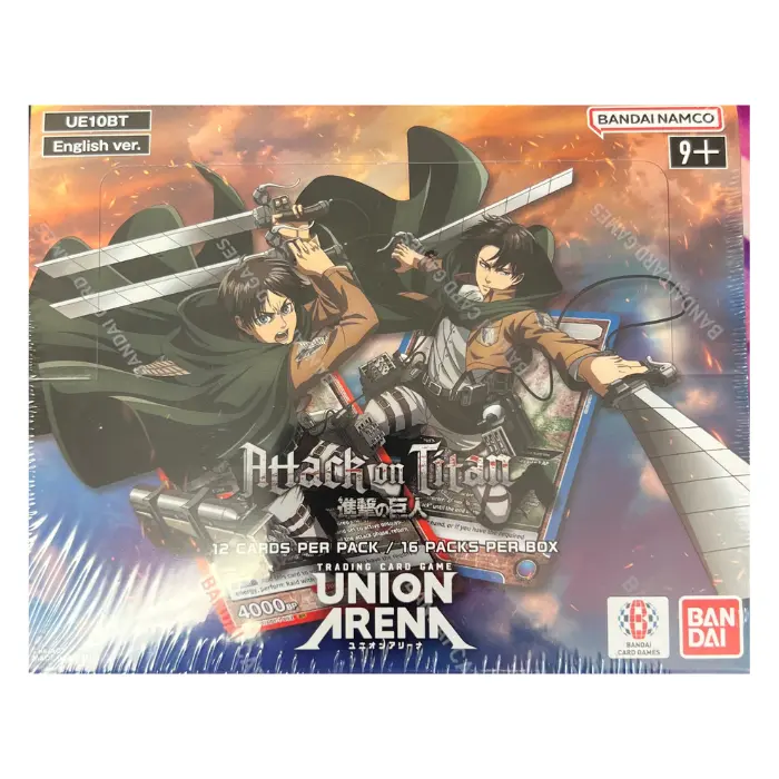 Union Arena - Attack on Titan Booster box (Uex03BT) Trading Card Pack - TikTok Shop Union Arena - Attack on Titan Booster box (Uex03BT) Trading Card Pack - TikTok Shop