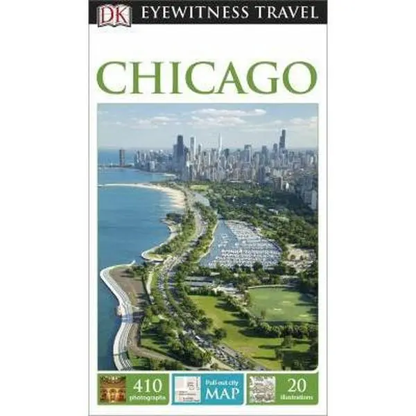 USED Book - DK Eyewitness Travel Guide: Chicago by DK Travel (Paperback) - english