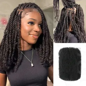 QVR Natural Black Afro kinky Bulk Hair Extensions For Braiding Dreadlock Human Hair FallFreshness