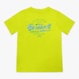 Realtree Established Youth Tee - Bright Yellow/Aspect-Teal
