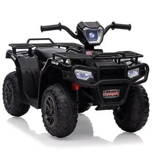12V Kids Ride-On ATV, Battery-Powered Electric Vehicle for Toddlers, Dual Speeds, LED Lights, Music