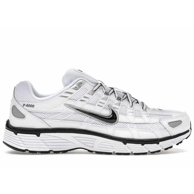 Nike Men's P-6000 White Metallic Silver Black, from StockX Nike Men's P-6000 White Metallic Silver Black, from StockX