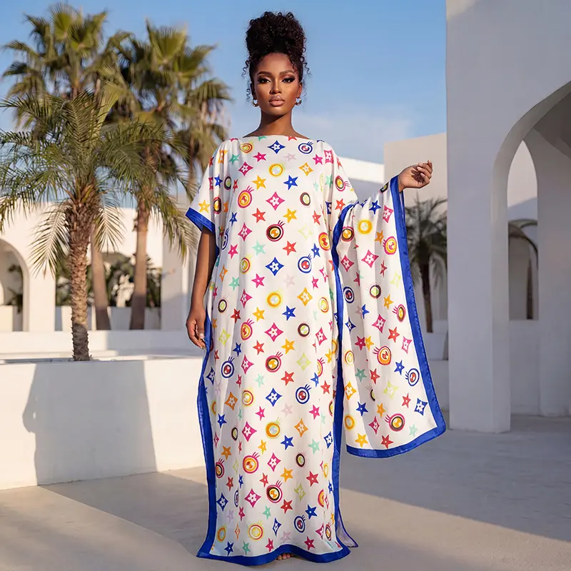 Resort Essential! Luxury Print Caftan Set - Perfect for Pool Days & Vacay Photos shawl dress casual boho