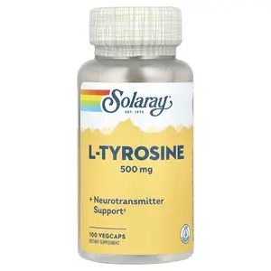 Solaray L-Tyrosine, 500 mg, 100 VegCaps