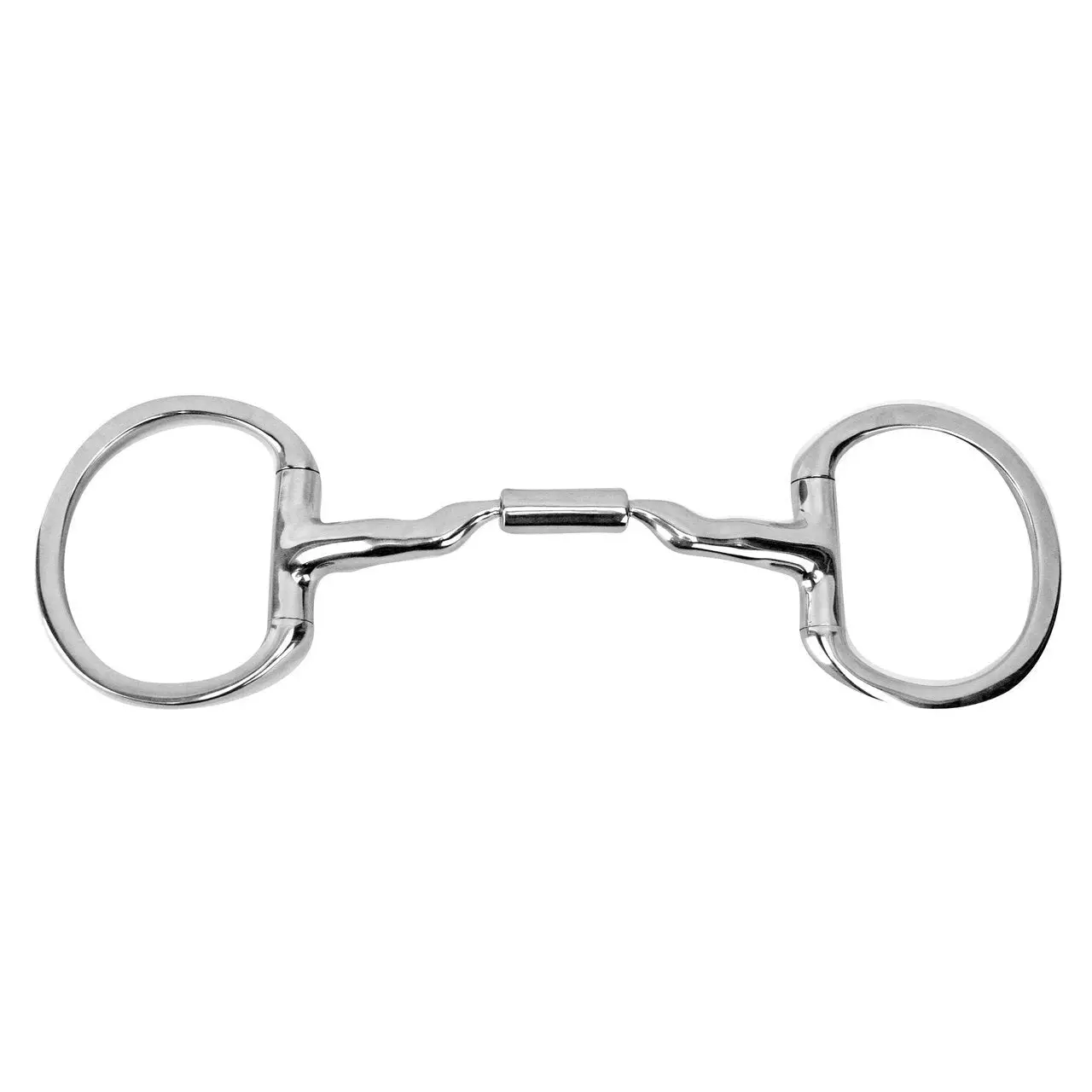 Myler Eggbutt Snaffle MB 04 Level 2 - 14mm 6" Mouth Stainless Steel & Copper Inlay Low Port Comfort Snaffle - USEF Dressage Legal