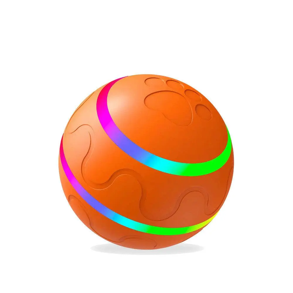 Cat Interactive Self-Rolling Ball Toy - USB-Rechargeable, Remote-Controlled, Random Rolling Silicone+ABS Pet Accessory for Cats, Interactive Toys